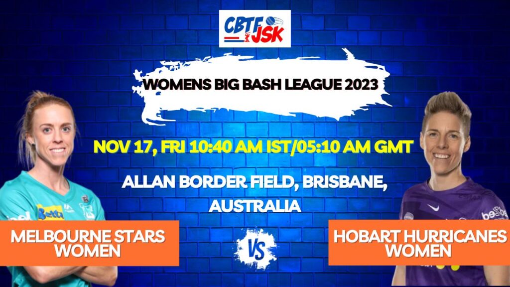 Melbourne Stars vs Hobart Hurricanes Women T20 Today Match Prediction & Live Odds - WBBL 2023