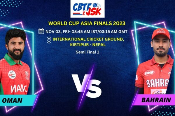 Oman vs Bahrain T20 Today Match Prediction & Live Odds - World Cup Asia Finals 2023