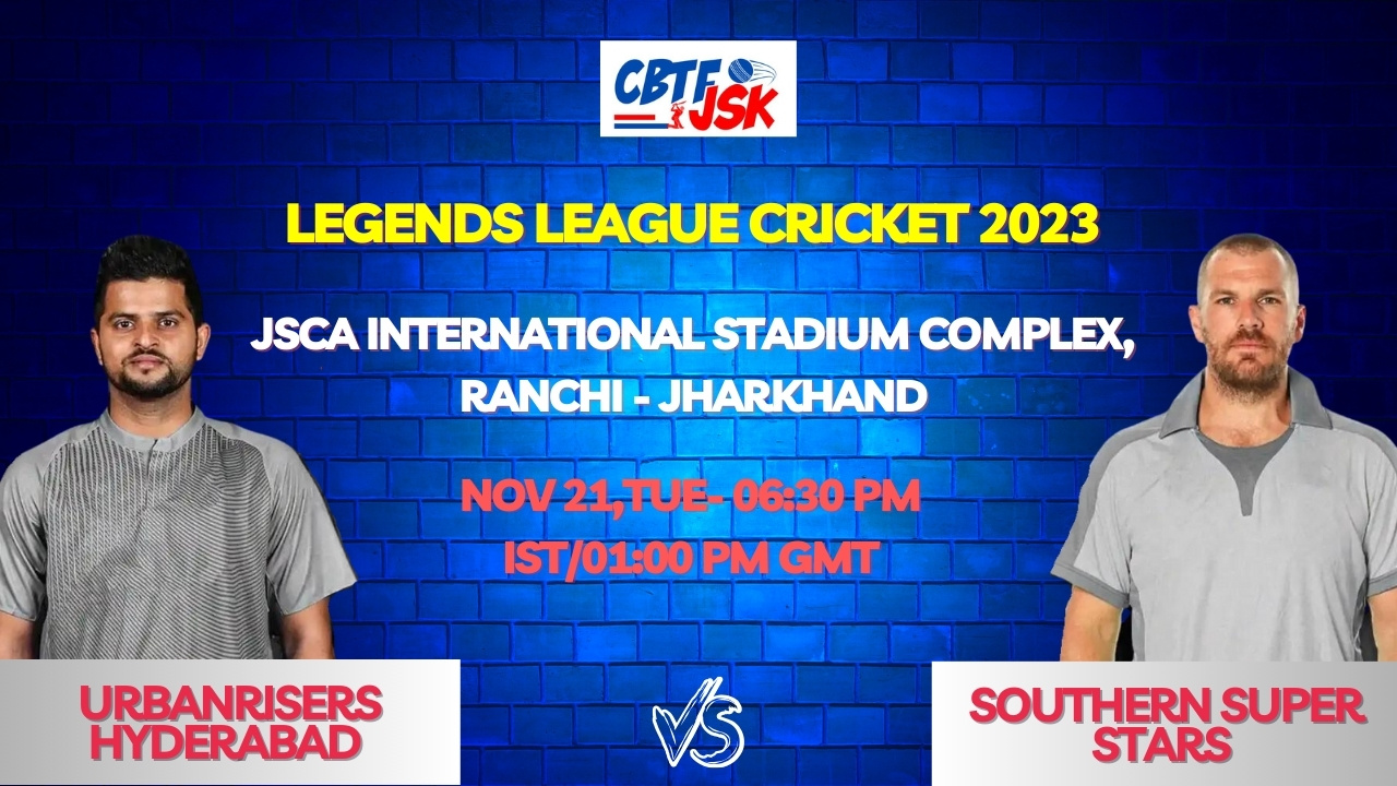 Urbanrisers Hyderabad vs Southern Super Stars T20 Today Match Prediction & Live Odds – Legends League Cricket 2023