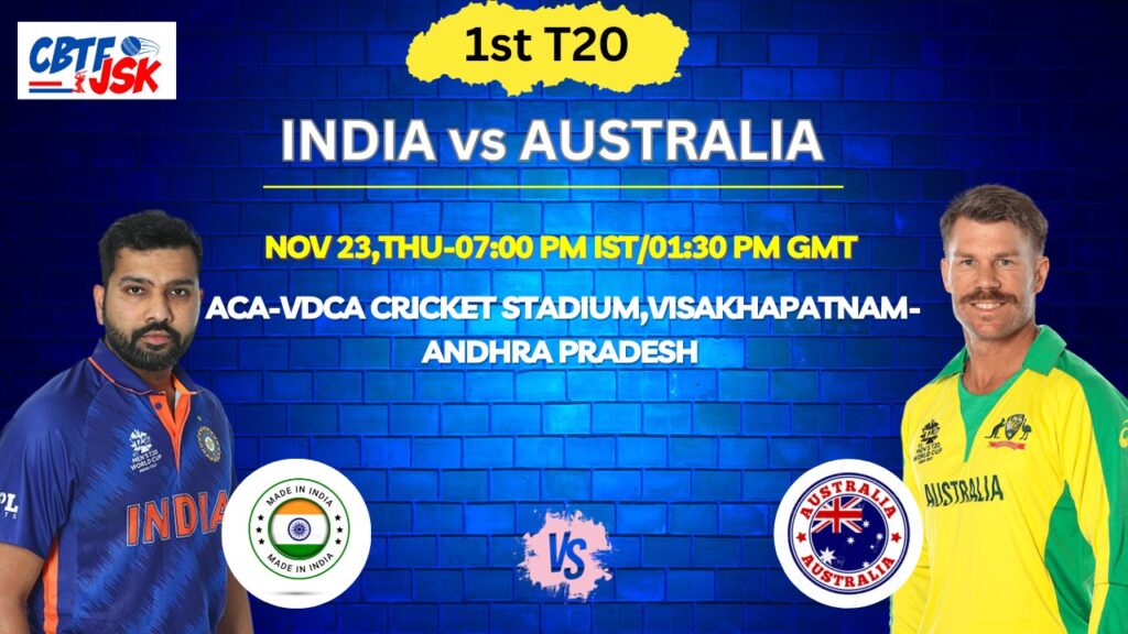 India vs Australia 1st T20 Match Prediction, Betting Tips & Odds