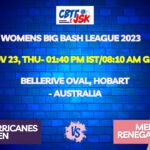 Hobart Hurricanes vs Melbourne Renegades Women T20 Today Match Prediction & Live Odds - WBBL 2023