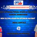 India Capitals vs Urbanrisers Hyderabad T20 Today Match Prediction & Live Odds - Legends League Cricket 2023