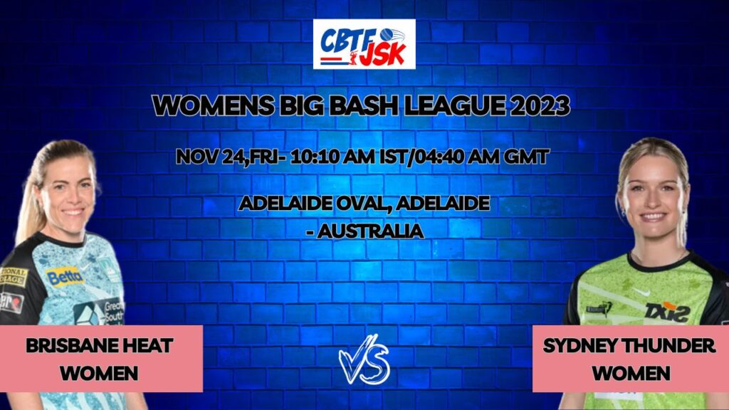 Brisbane Heat vs Sydney Thunder Women T20 Today Match Prediction & Live Odds - WBBL 2023