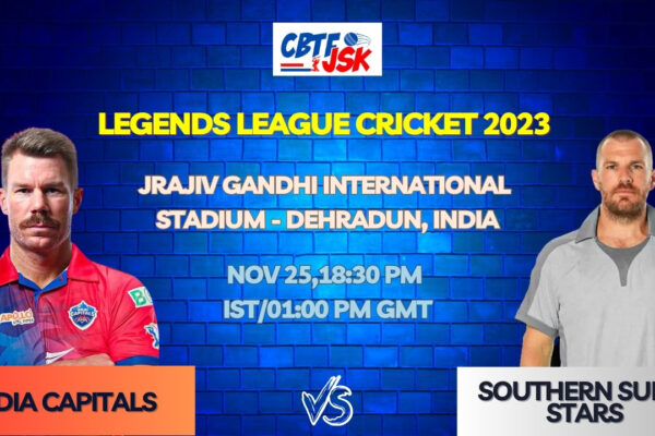 India Capitals vs Southern Super Stars T20 Today Match Prediction & Live Odds - Legends League Cricket 2023