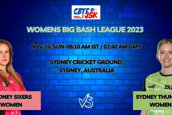 Sydney Sixers vs Sydney Thunder Women T20 Today Match Prediction & Live Odds - WBBL 2023