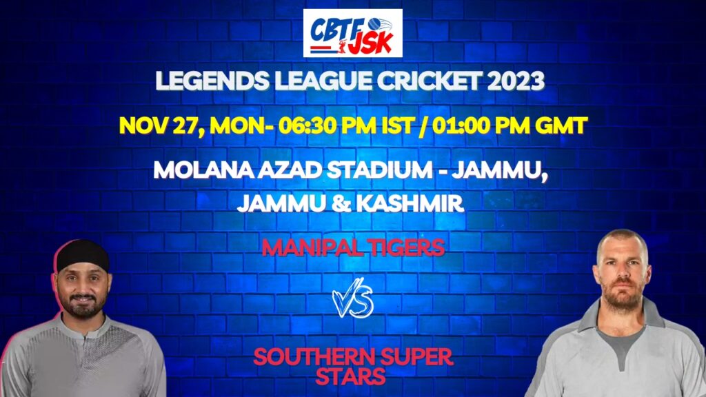 Manipal Tigers vs Southern Super Stars T20 Today Match Prediction & Live Odds - Legends League Cricket 2023