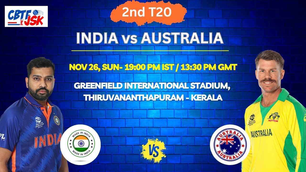 India vs Australia 2nd T20 Match Prediction, Betting Tips & Odds