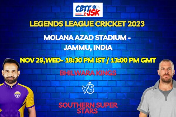 Bhilwara Kings vs Southern Super Stars T20 Today Match Prediction & Live Odds - Legends League Cricket 2023