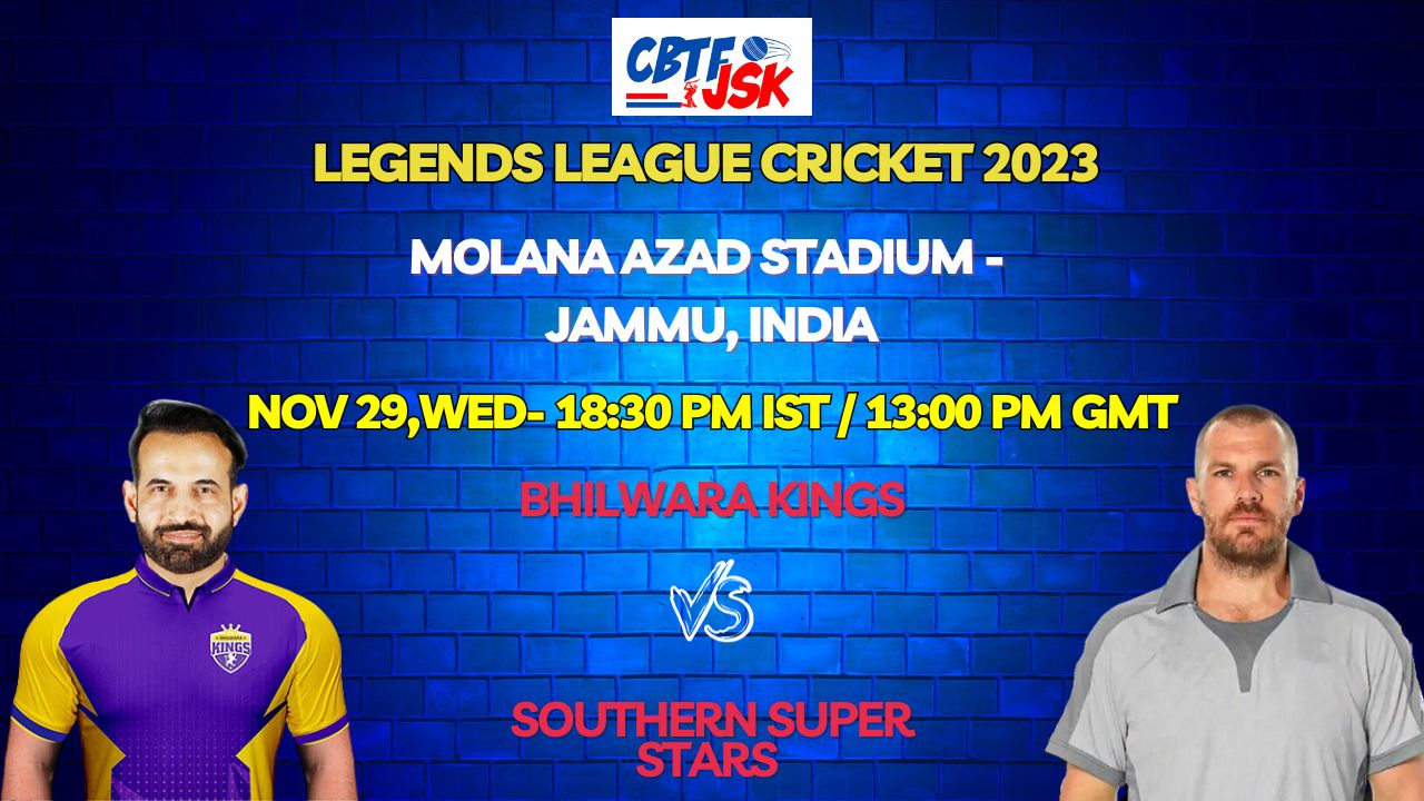 Bhilwara Kings vs Southern Super Stars T20 Today Match Prediction & Live Odds - Legends League Cricket 2023