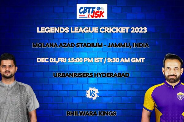 Urbanrisers Hyderabad vs Bhilwara Kings T20 Today Match Prediction & Live Odds - Legends League Cricket 2023