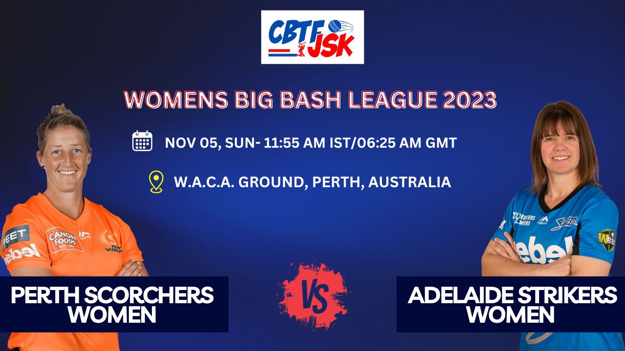 Perth Scorchers vs Adelaide Strikers Women T20 Today Match Prediction & Live Odds - WBBL 2023