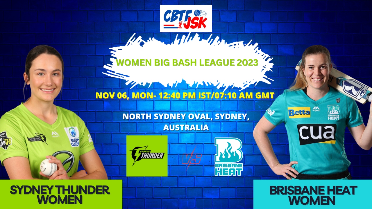 Sydney Thunder vs Brisbane Heat Women T20 Today Match Prediction & Live Odds - WBBL 2023