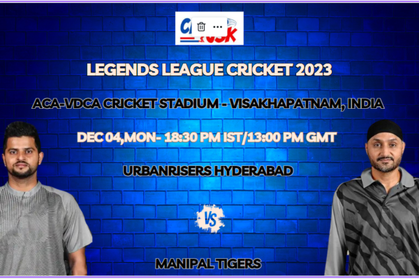 Urbanrisers Hyderabad vs Manipal Tigers T20 Today Match Prediction & Live Odds - Legends League Cricket 2023