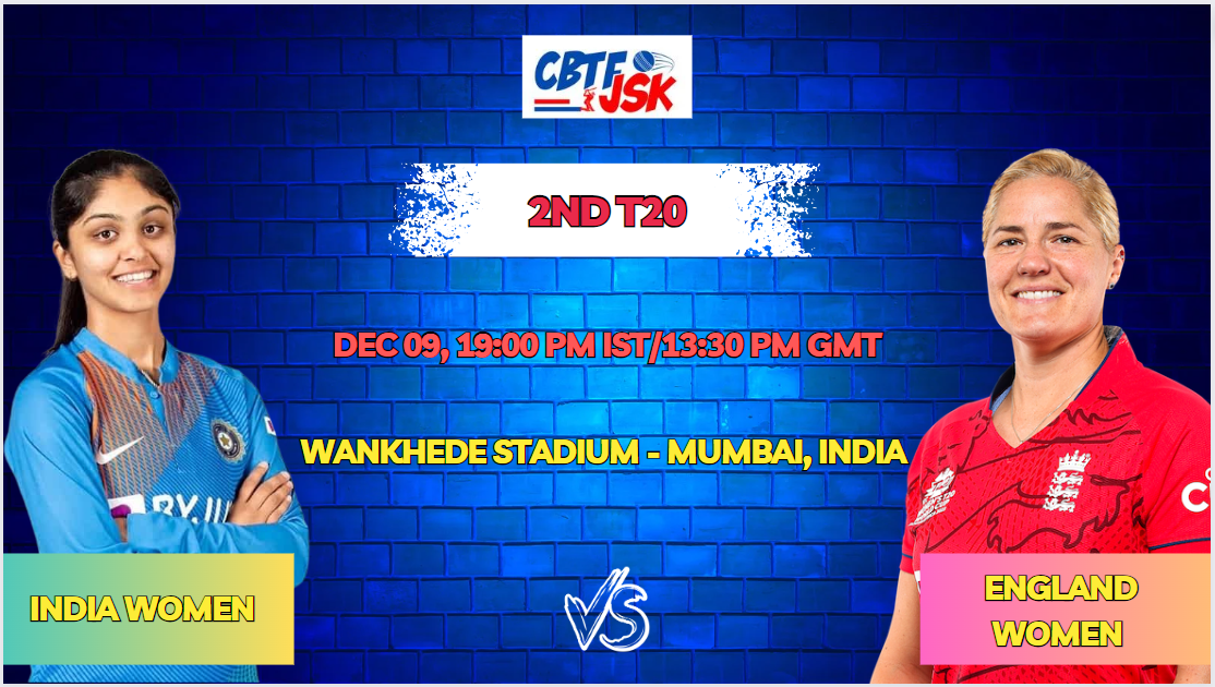 India vs England Women 2nd T20 Match Prediction, Betting Tips & Odds