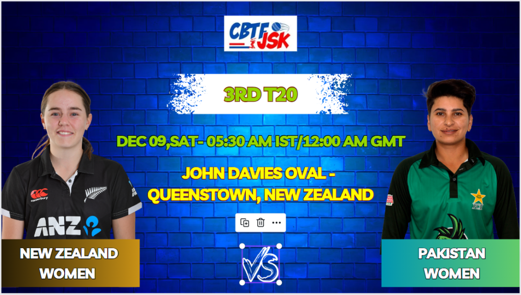 New Zealand vs Pakistan Women 3rd T20 Match Prediction, Betting Tips & Odds