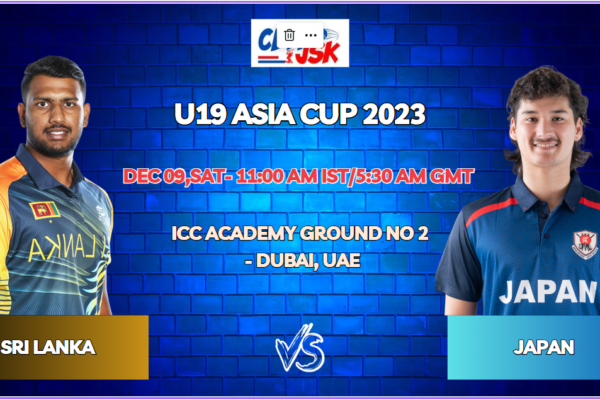 Sri Lanka vs Japan Today Match Prediction & Live Odds - U19 Asia Cup 2023