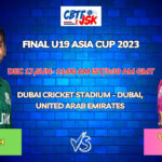 Bangladesh vs UAE Today Match Prediction & Live Odds - Final U19 Asia Cup 2023