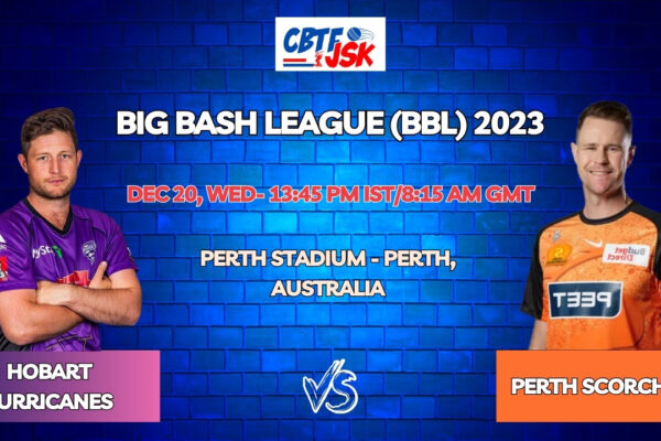 Perth Scorchers vs Hobart Hurricanes Today Match Prediction & Live Odds - BBL 2023