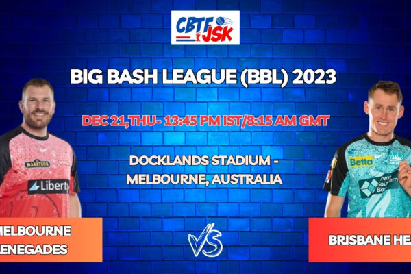 Melbourne Renegades vs Brisbane Heat Today Match Prediction & Live Odds - BBL 2023