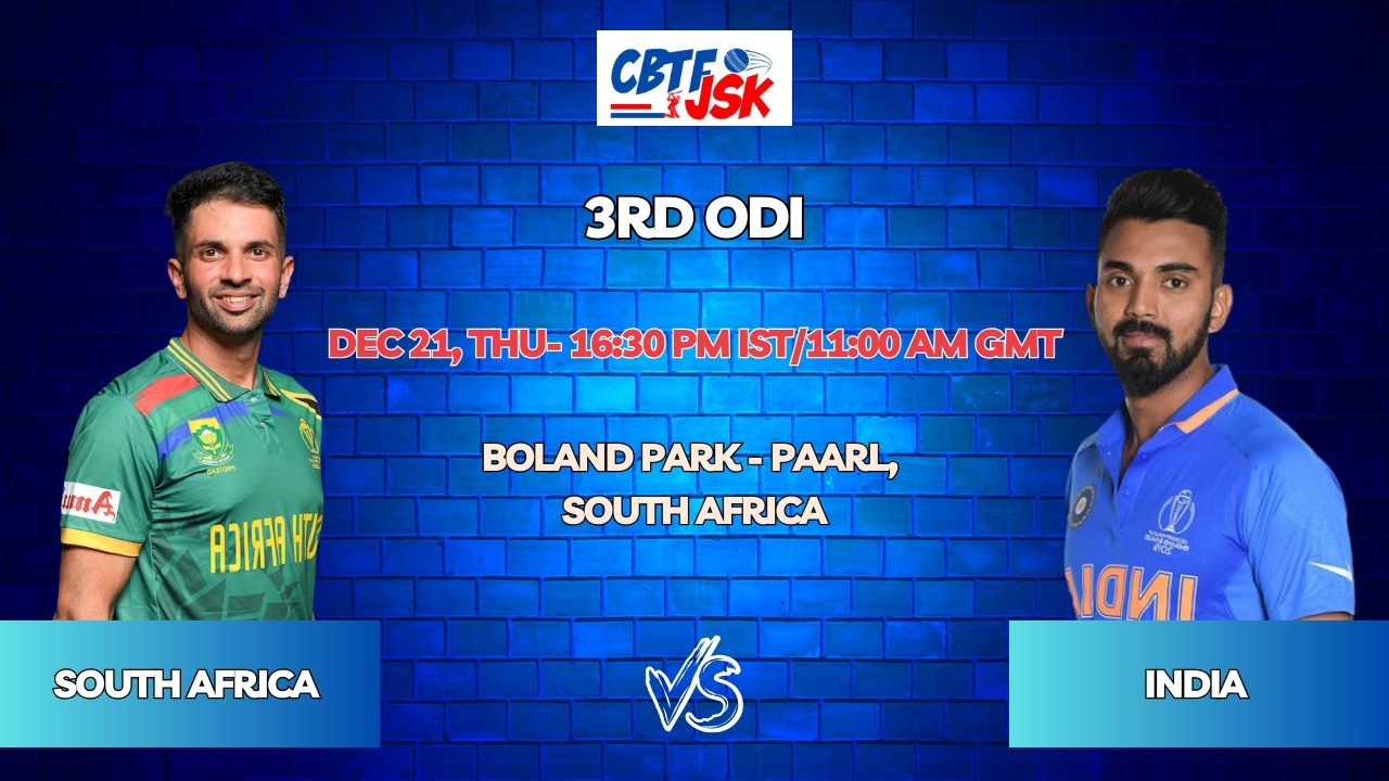 South Africa vs India 3rd ODI Match Prediction, Betting Tips & Odds