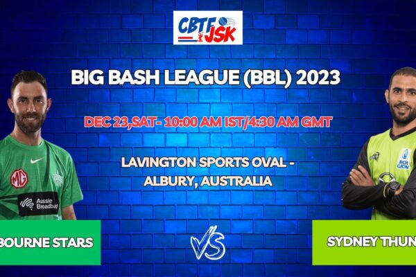 Melbourne Stars vs Sydney Thunder Today Match Prediction & Live Odds - BBL 2023