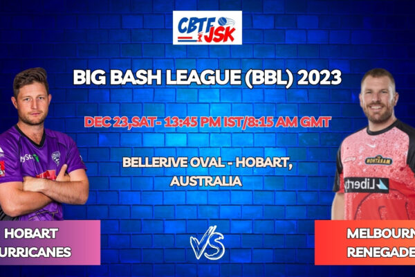 Hobart Hurricanes vs Melbourne Renegades Today Match Prediction & Live Odds - BBL 2023