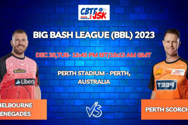 Perth Scorchers vs Melbourne Renegades Today Match Prediction & Live Odds - BBL 2023