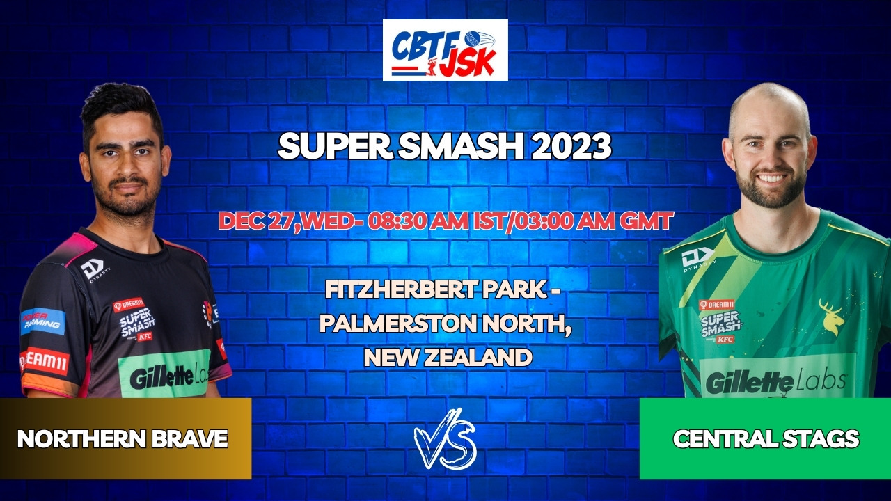 Central Stags vs Northern Brave Today Match Prediction & Live Odds - Super Smash 2023