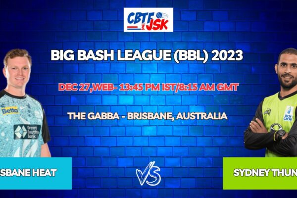 Brisbane Heat vs Sydney Thunder Today Match Prediction & Live Odds - BBL 2023