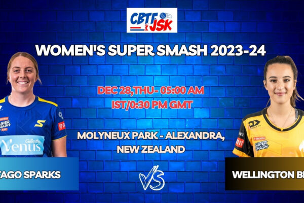 Otago Sparks vs Wellington Blaze Today Match Prediction & Live Odds - Super Smash Women 2023