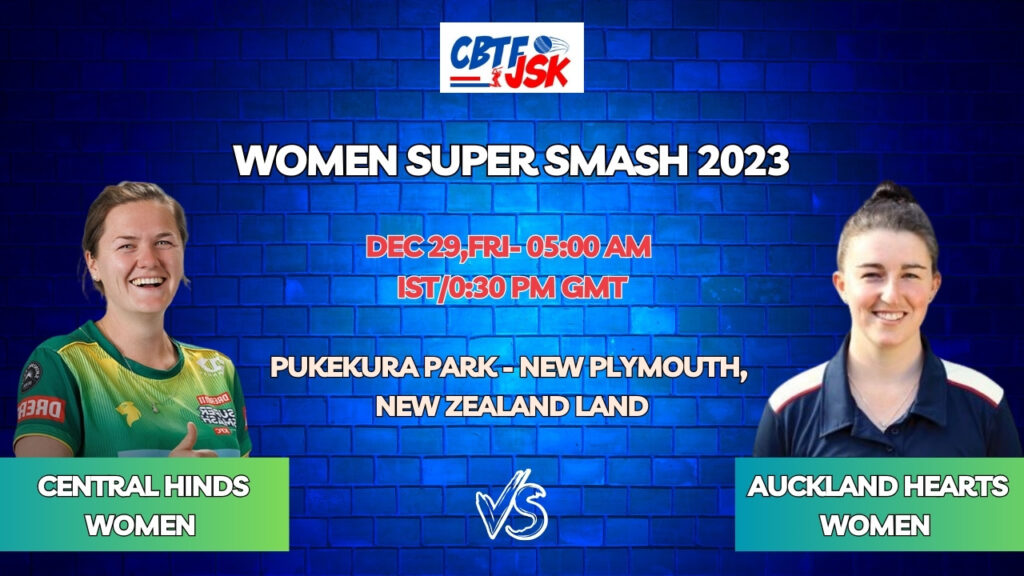 Central Hinds vs Auckland Hearts Women Today Match Prediction & Live Odds - Super Smash Women 2023