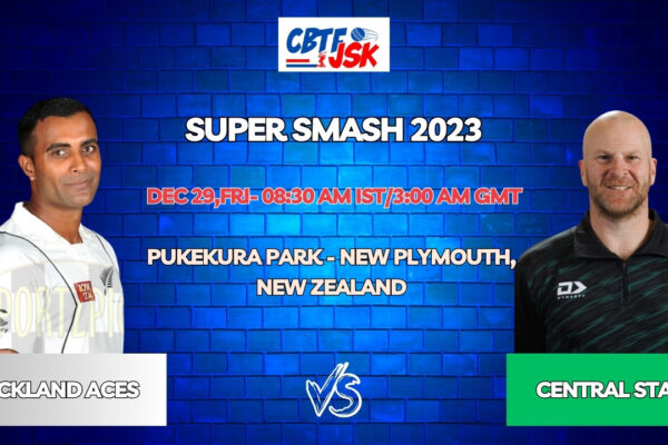 Central Stags vs Auckland Aces Today Match Prediction & Live Odds - Super Smash 2023