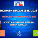 Sydney Thunder vs Sydney Sixers Today Match Prediction & Live Odds - BBL 2023