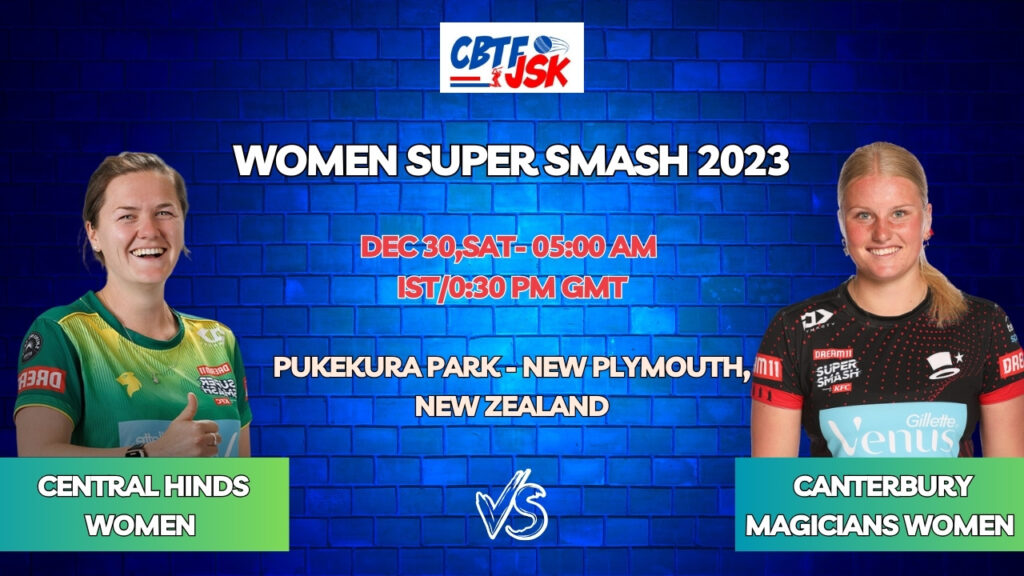 Central Hinds vs Canterbury Magicians Women Today Match Prediction & Live Odds - Super Smash Women 2023