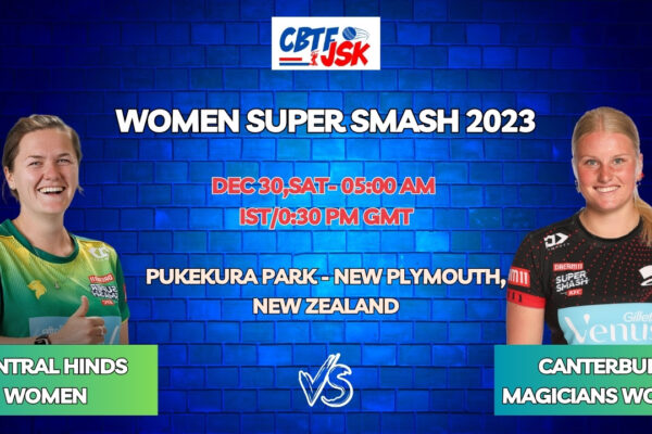 Central Hinds vs Canterbury Magicians Women Today Match Prediction & Live Odds - Super Smash Women 2023