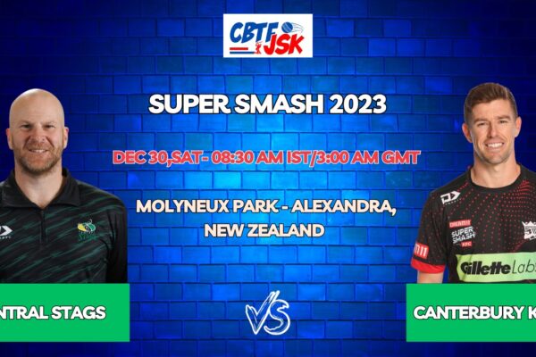 Central Stags vs Canterbury Kings Today Match Prediction & Live Odds - Super Smash 2023