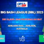 Adelaide Strikers vs Melbourne Stars Today Match Prediction & Live Odds - BBL 2023