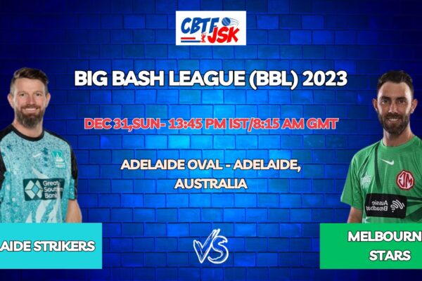 Adelaide Strikers vs Melbourne Stars Today Match Prediction & Live Odds - BBL 2023