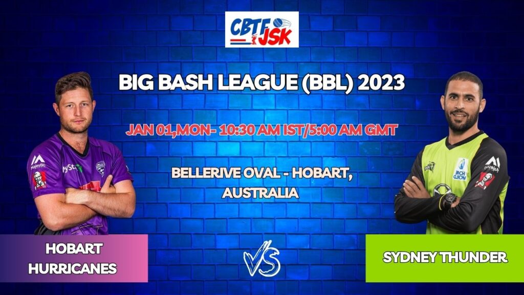 Hobart Hurricanes vs Sydney Thunder Today Match Prediction & Live Odds - BBL 2023