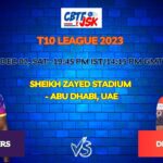 Bangla Tigers vs Delhi Bulls Today Match Prediction & Live Odds - T10 League 2023