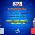 The Chennai Braves vs Northern Warriors Today Match Prediction & Live Odds - T10 League 2023