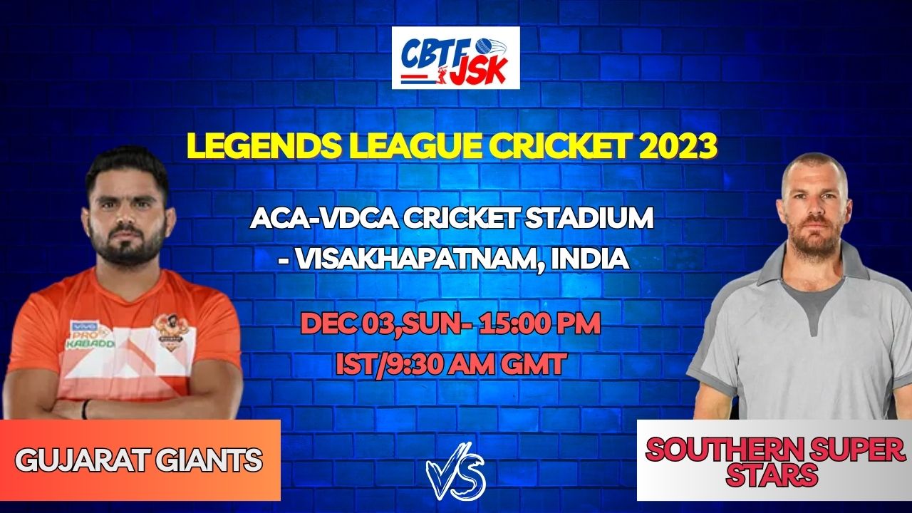 Southern Super Stars vs Gujarat Giants T20 Today Match Prediction & Live Odds - Legends League Cricket 2023