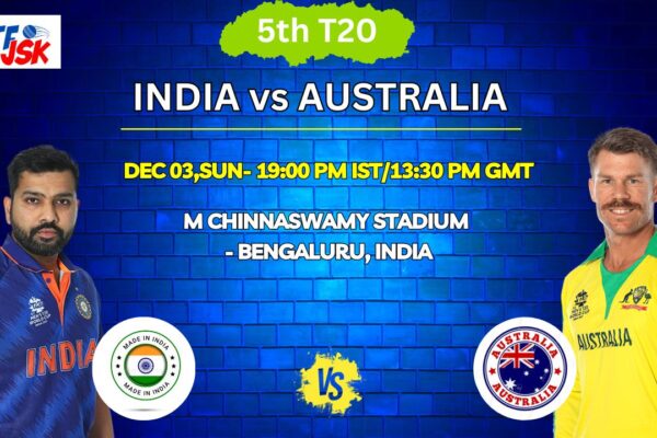 India vs Australia 5th T20 Match Prediction, Betting Tips & Odds