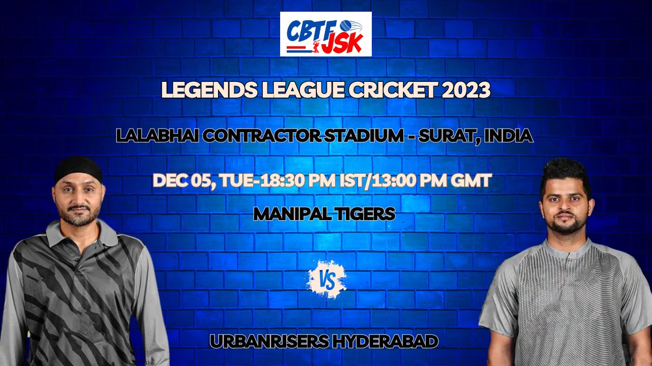 Manipal Tigers vs Urbanrisers Hyderabad T20 Today Match Prediction & Live Odds - Qualifier Legends League Cricket 2023