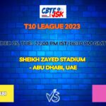 Team Abu Dhabi vs New York Strikers Today Match Prediction & Live Odds - T10 League 2023