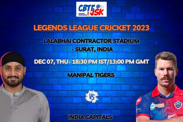 Manipal Tigers vs India Capitals T20 Today Match Prediction & Live Odds - Qualifier Legends League Cricket 2023