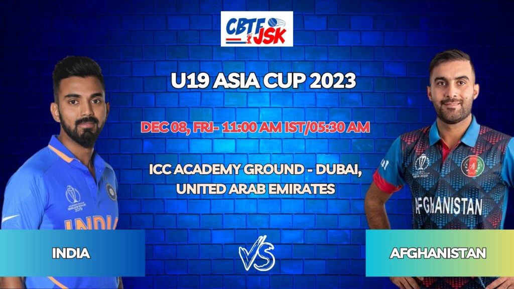 India vs Afghanistan Today Match Prediction & Live Odds - U19 Asia Cup 2023