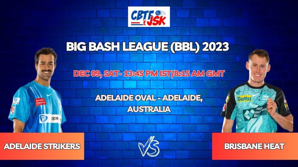 Adelaide Strikers vs Brisbane Heat Today Match Prediction & Live Odds - BBL 2023