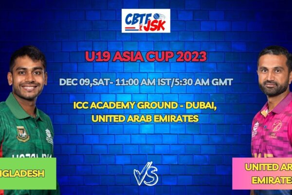 Bangladesh vs UAE Today Match Prediction & Live Odds - U19 Asia Cup 2023