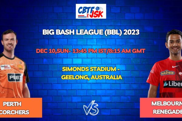 Melbourne Renegades vs Perth Scorchers Today Match Prediction & Live Odds - BBL 2023